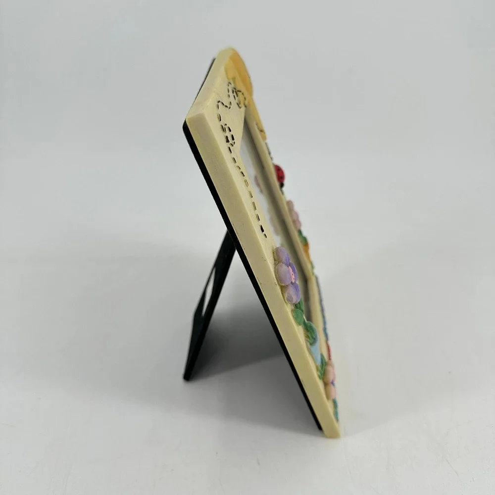 Russ Berrie Worlds Best Great Grandma Picture Frame Hand Painted Floral  27039